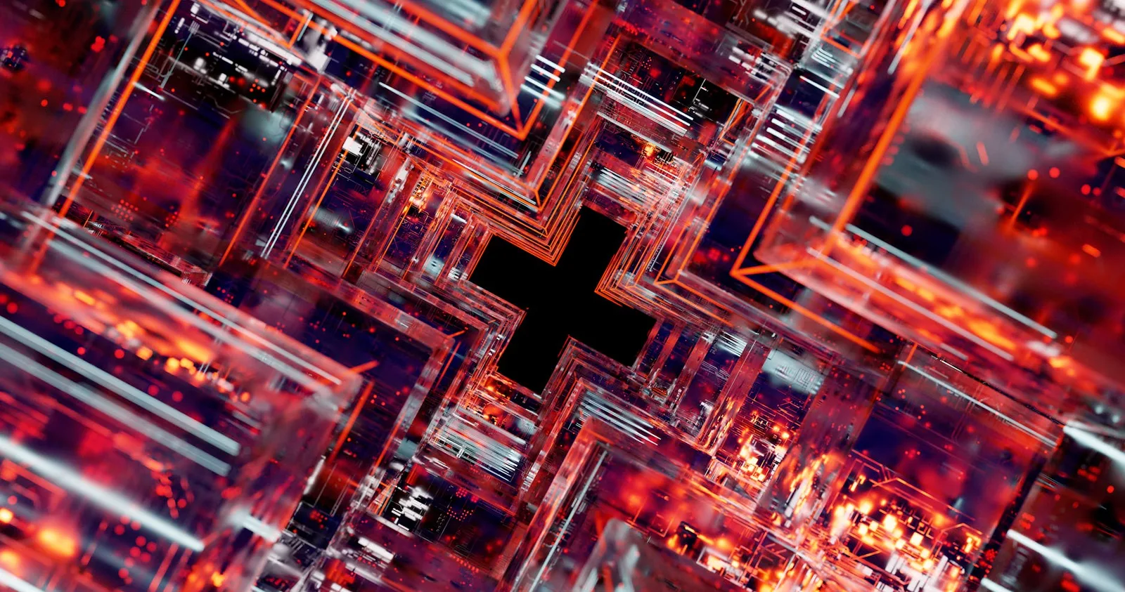 Cold Emails Get Deleted on Sight. Here Is What CISOs Actually Read. — Abstract view of futuristic technology inspired circuit…