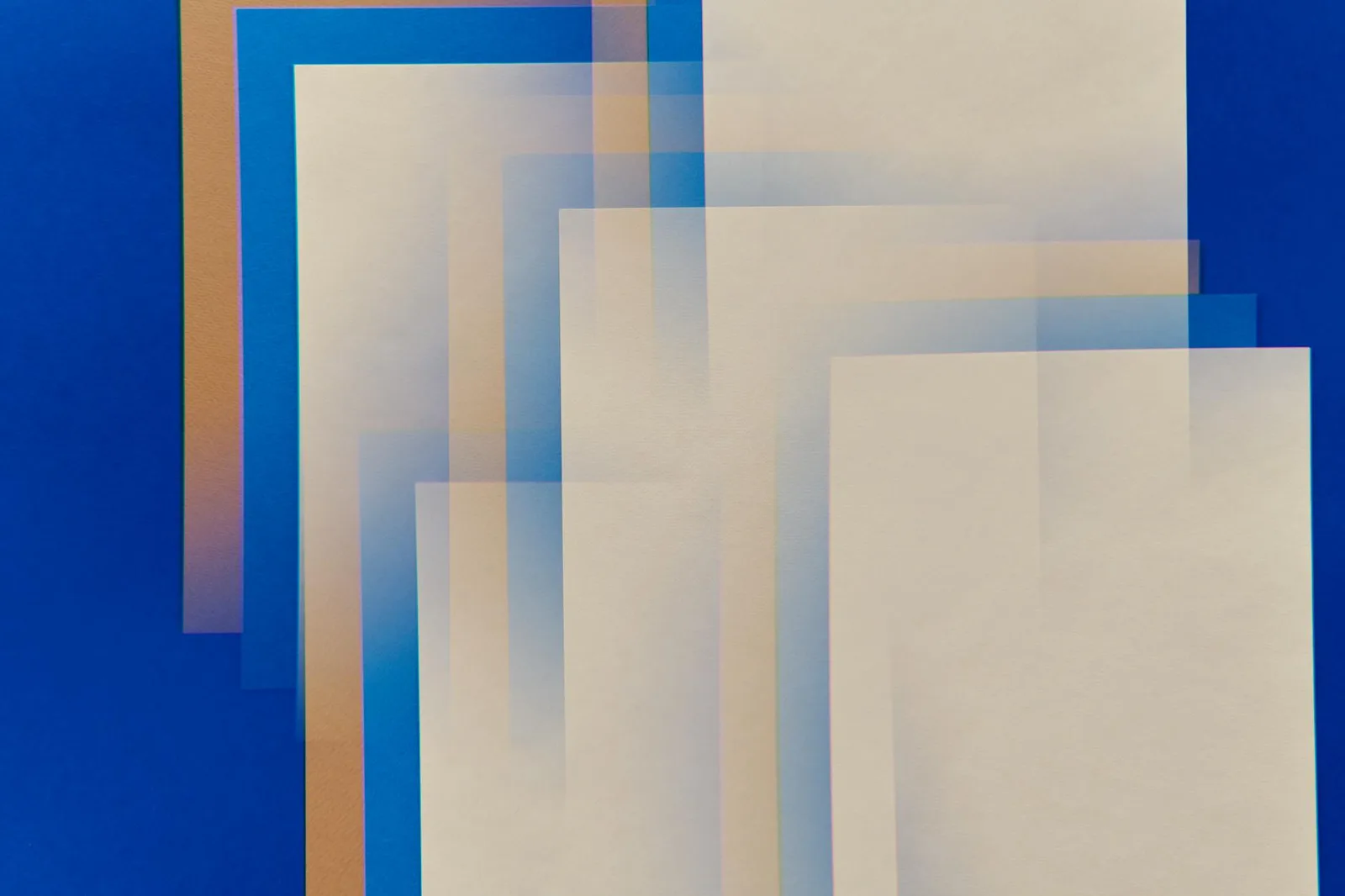Your Gartner Badge Gets Laughed at in Private Slack Channels — Abstract geometric composition with layered rectangles on a vi…